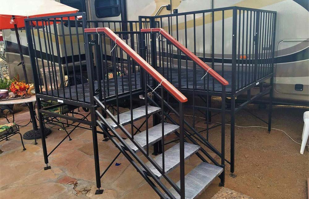 HCCR RV Decks & Stairs, Portable Luxury for Your Adventures