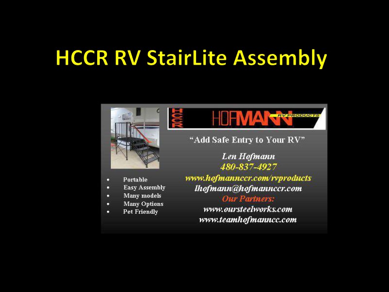 HCCR RV StairLite Assembly